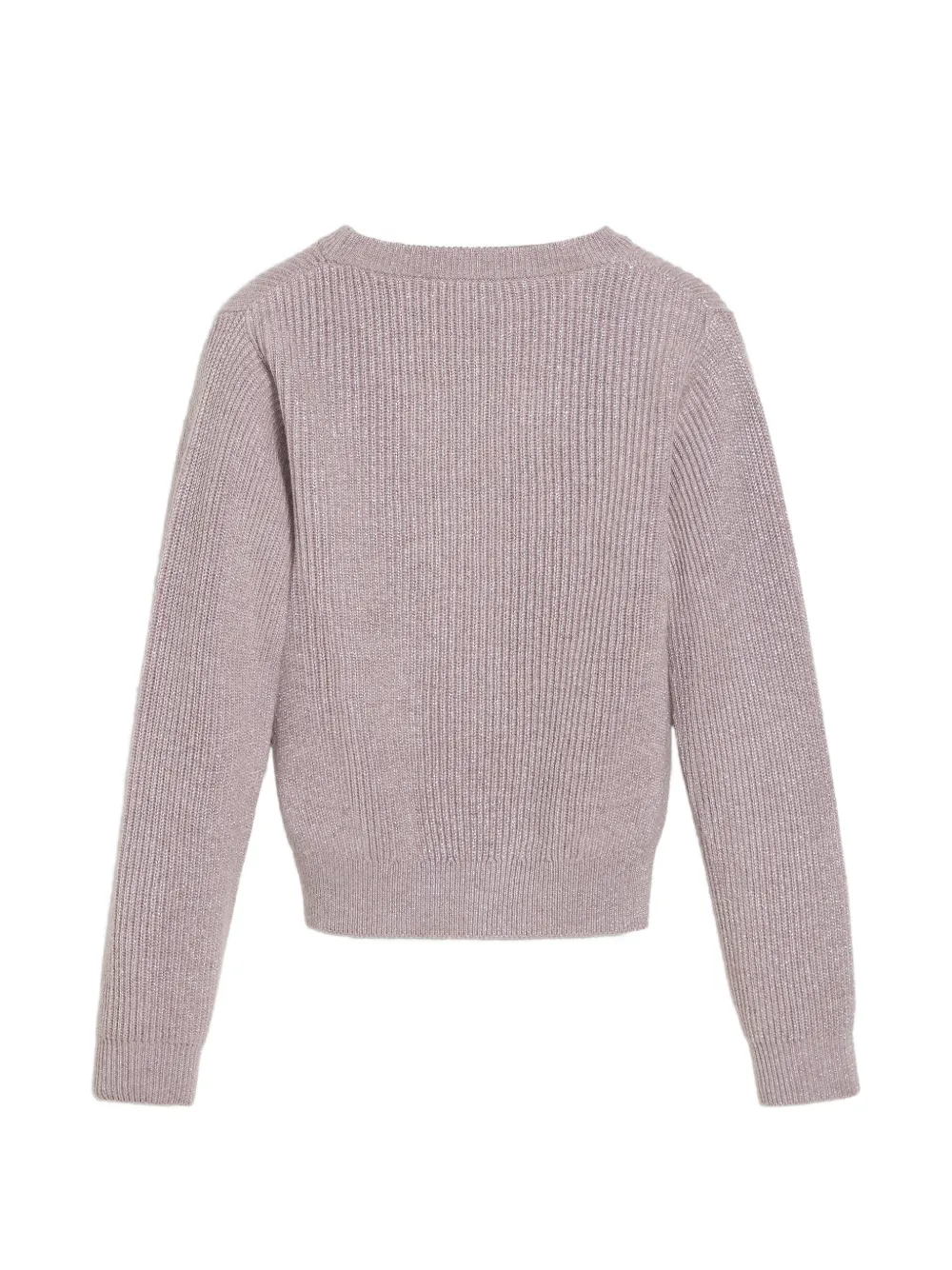 Brunello Cucinelli Kids Geribbelde sweater Roze