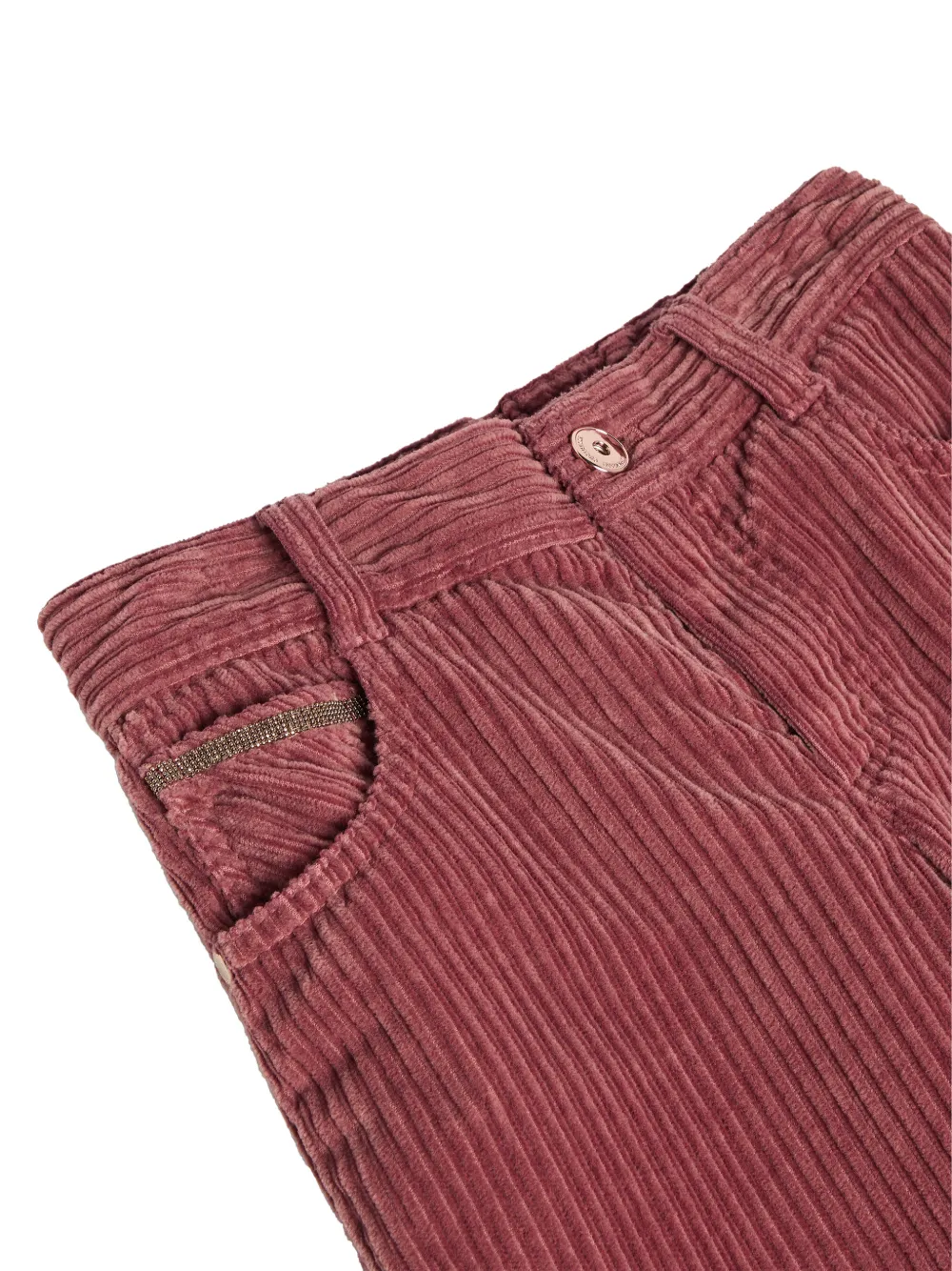 Brunello Cucinelli Kids Monili broek Roze