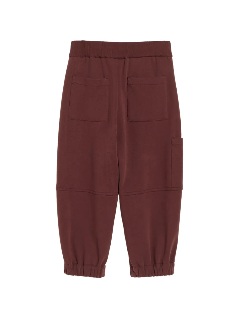 Brunello Cucinelli Kids Trainingsbroek met geborduurd logo Rood