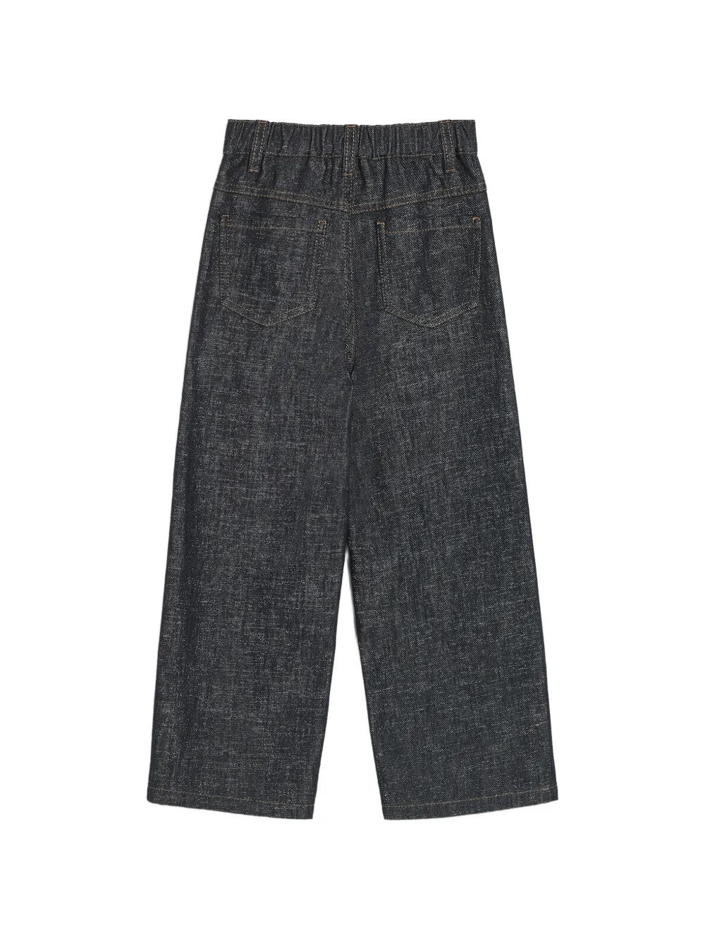 Brunello Cucinelli Kids Jeans met wikkel-effect Blauw