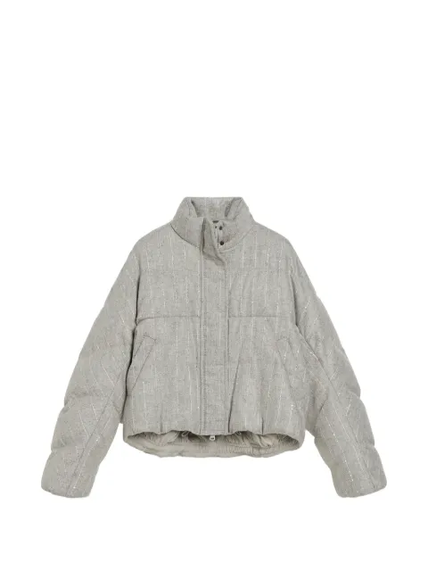 Brunello Cucinelli Kids sequin-embellished padded jacket