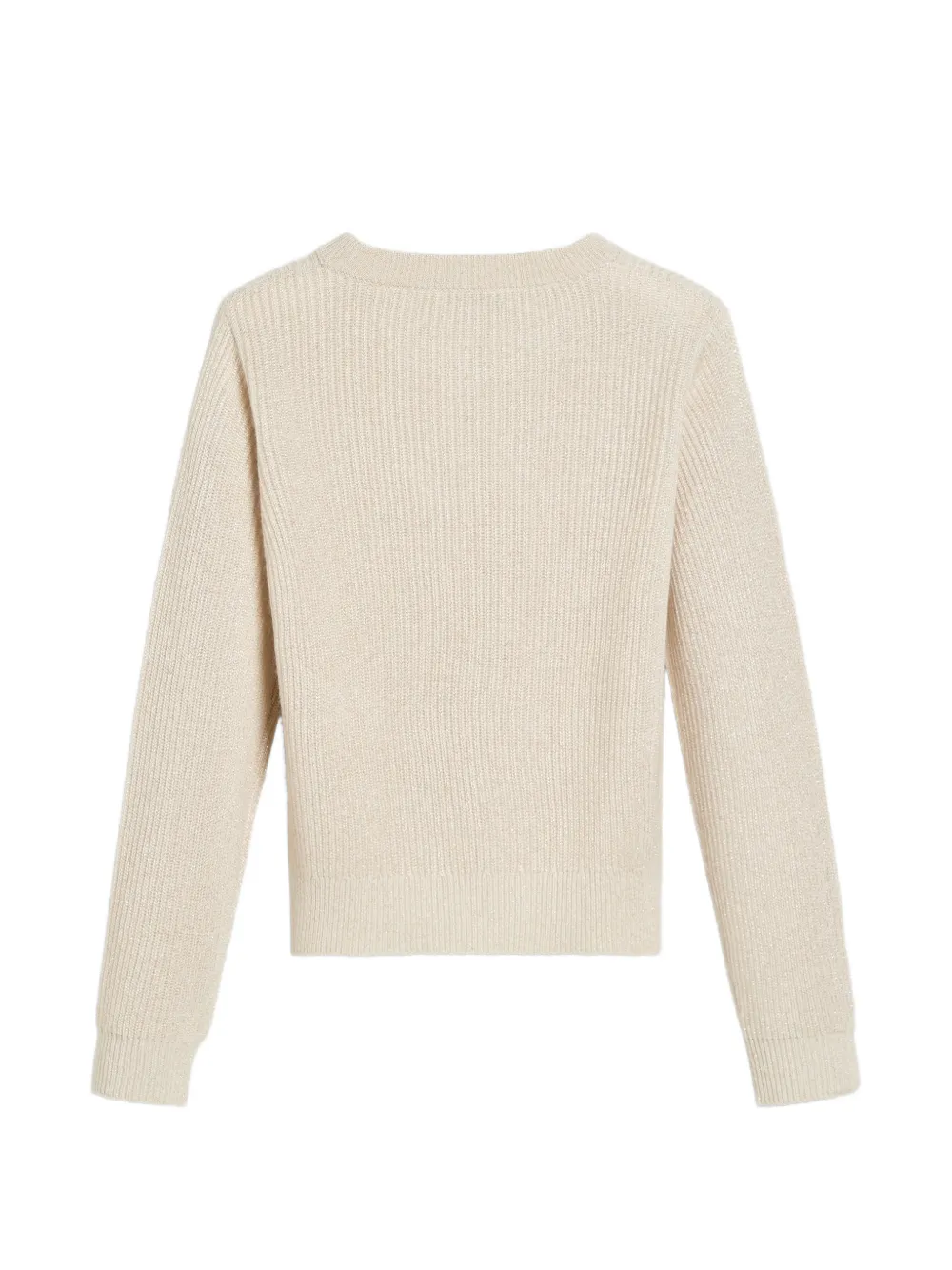 Brunello Cucinelli Kids Trui van Engels ribbreisel Beige