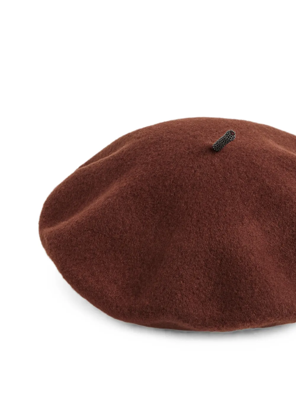 Brunello Cucinelli Kids wool beret Bruin