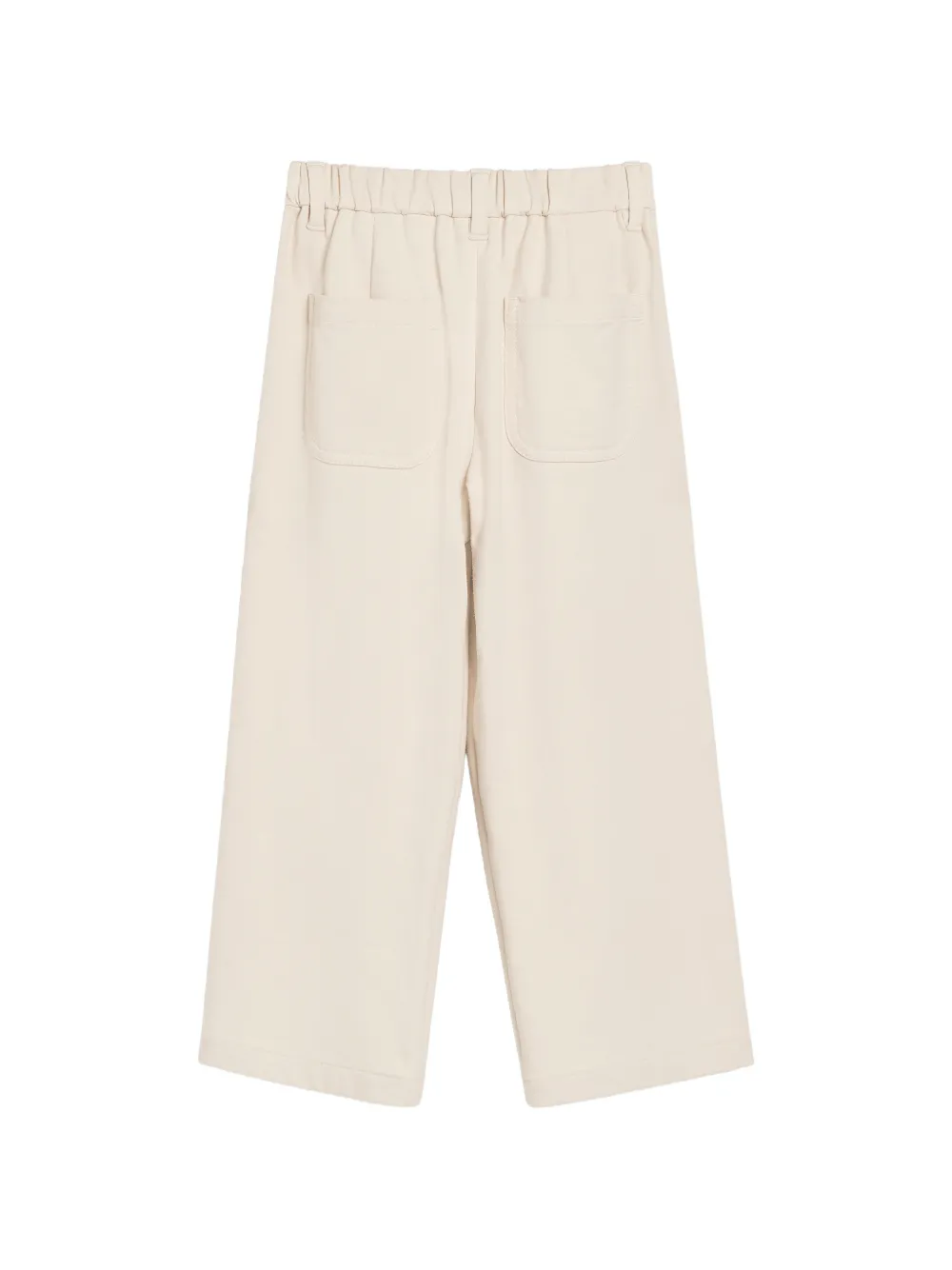 Brunello Cucinelli Kids Broek met Monili-detail Beige