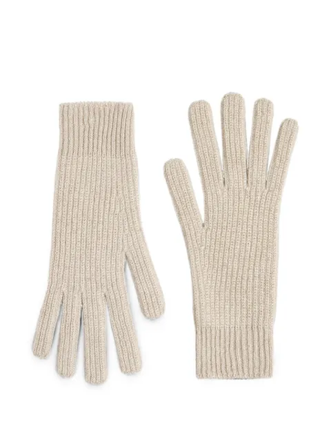 Brunello Cucinelli Kids rib-knit gloves