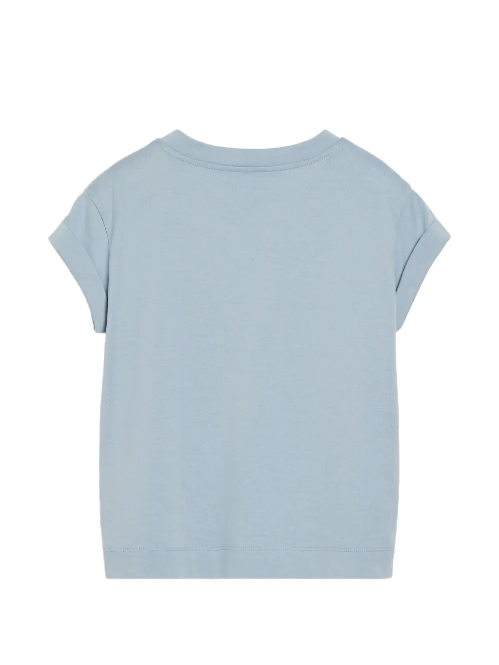 Brunello Cucinelli Kids T-shirt met borstzak Blauw