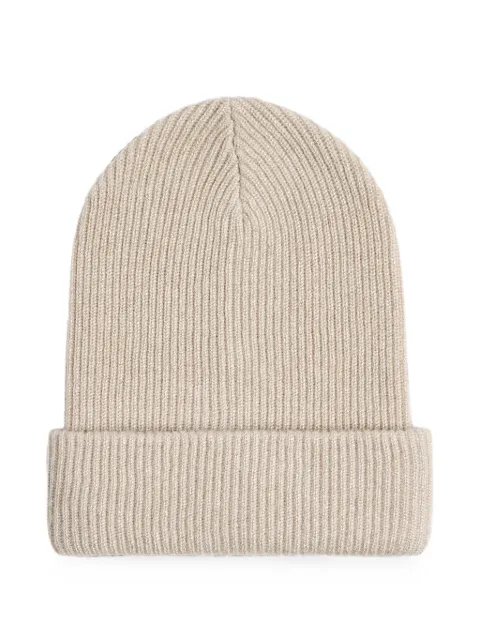 Brunello Cucinelli Kids bonnet en maille nervurée