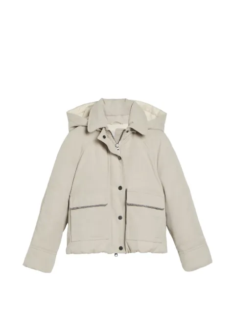 Brunello Cucinelli Kids detachable-hood padded jacket