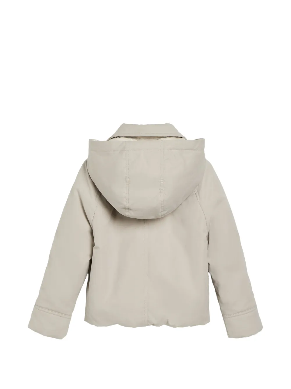 Brunello Cucinelli Kids Jack met afneembare capuchon Beige