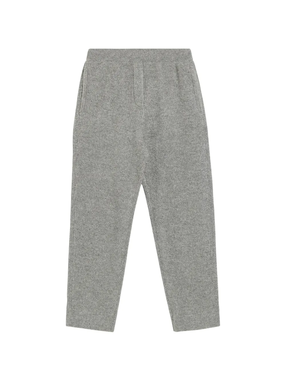 Brunello Cucinelli Kids Pantaloni a coste - Grigio
