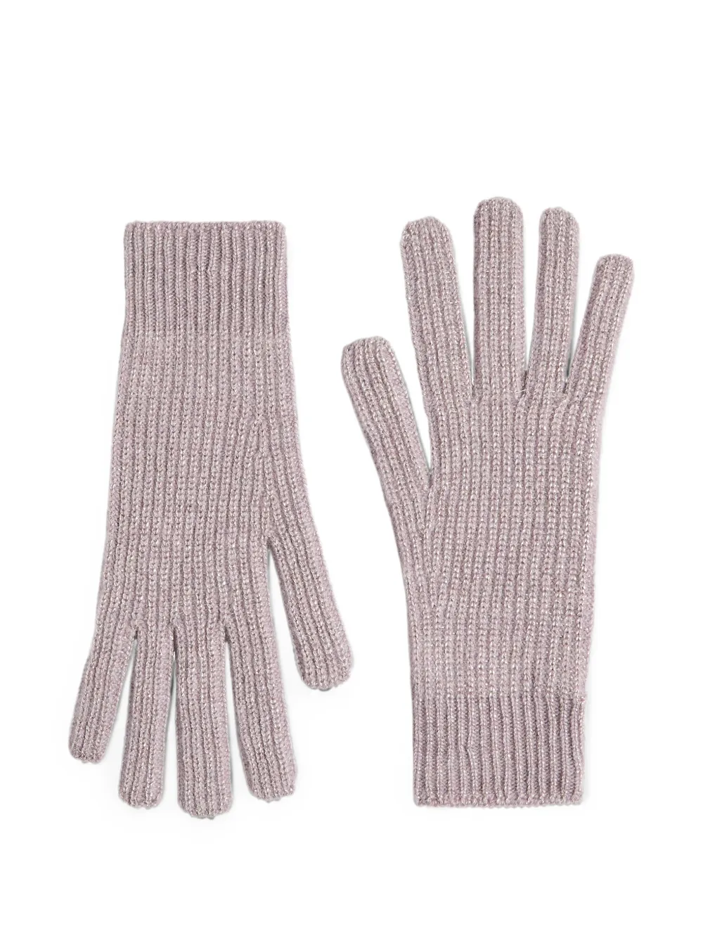 Brunello Cucinelli Kids Guanti a coste - Rosa