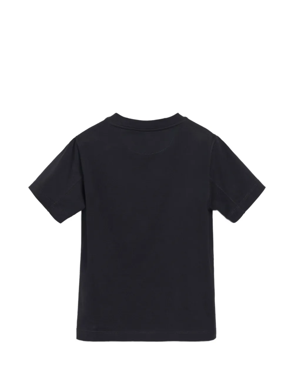 Brunello Cucinelli Kids T-shirt met geborduurd logo Blauw
