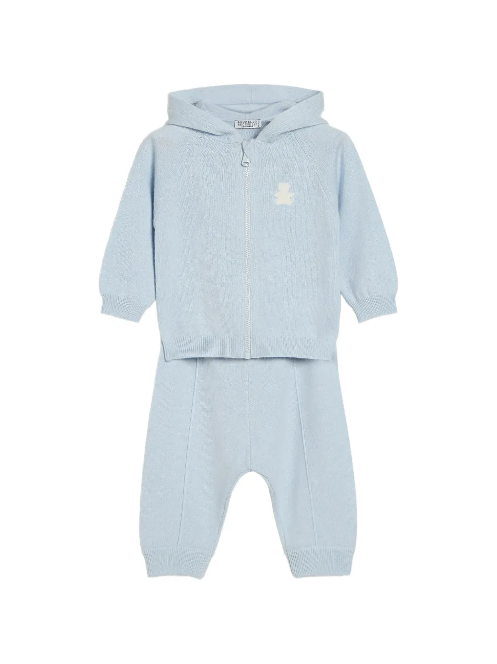Brunello Cucinelli Kids Bernie cashmere trousers - Blu