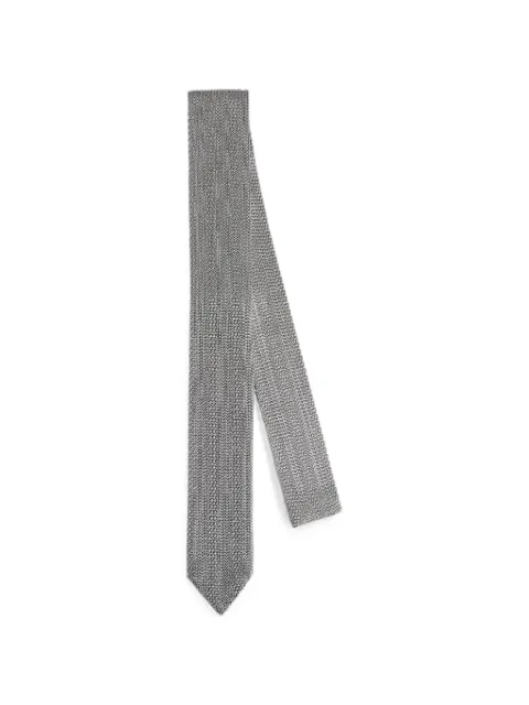 Brunello Cucinelli Kids textured-finish silk tie