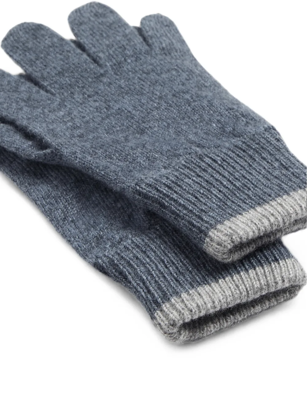 Brunello Cucinelli Kids Kasjmier gebreide handschoenen Blauw