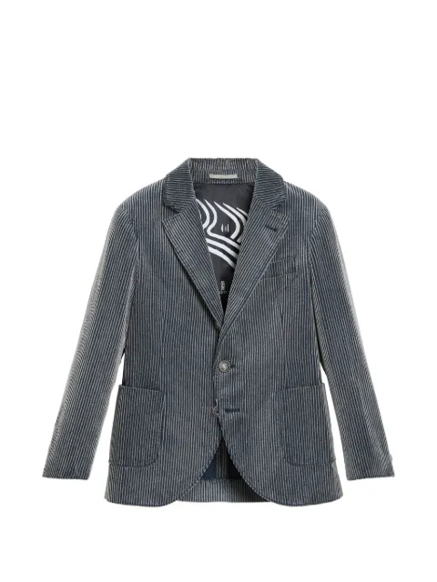 Brunello Cucinelli Kids textured long-sleeve blazer