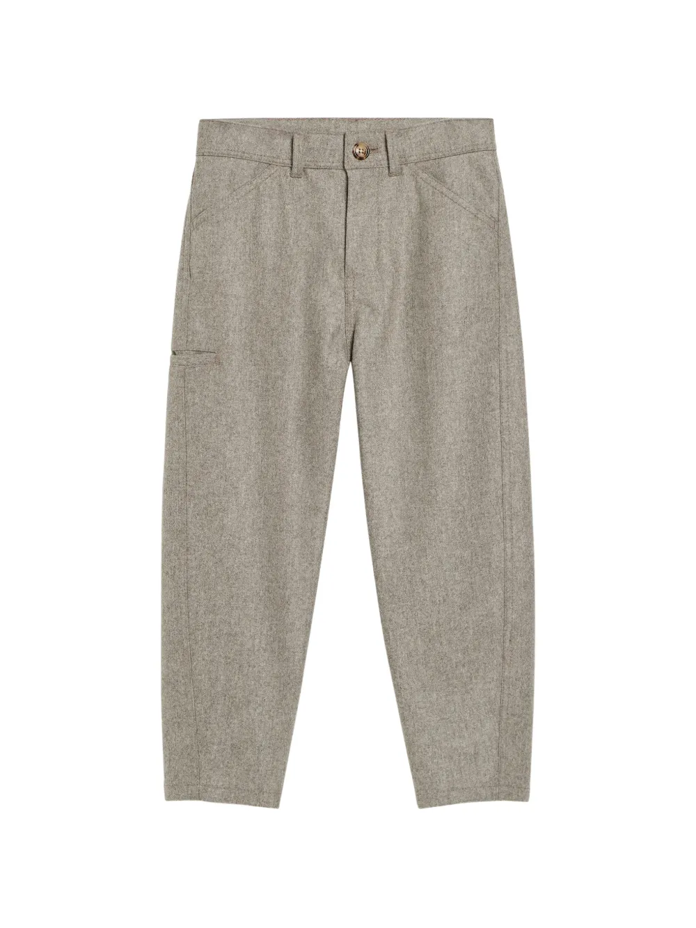 Brunello Cucinelli Kids Pantaloni affusolati - Marrone
