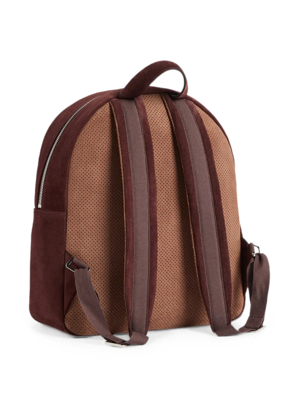 Brunello Cucinelli Kids Rugzak met vlakken en logo-patch Rood