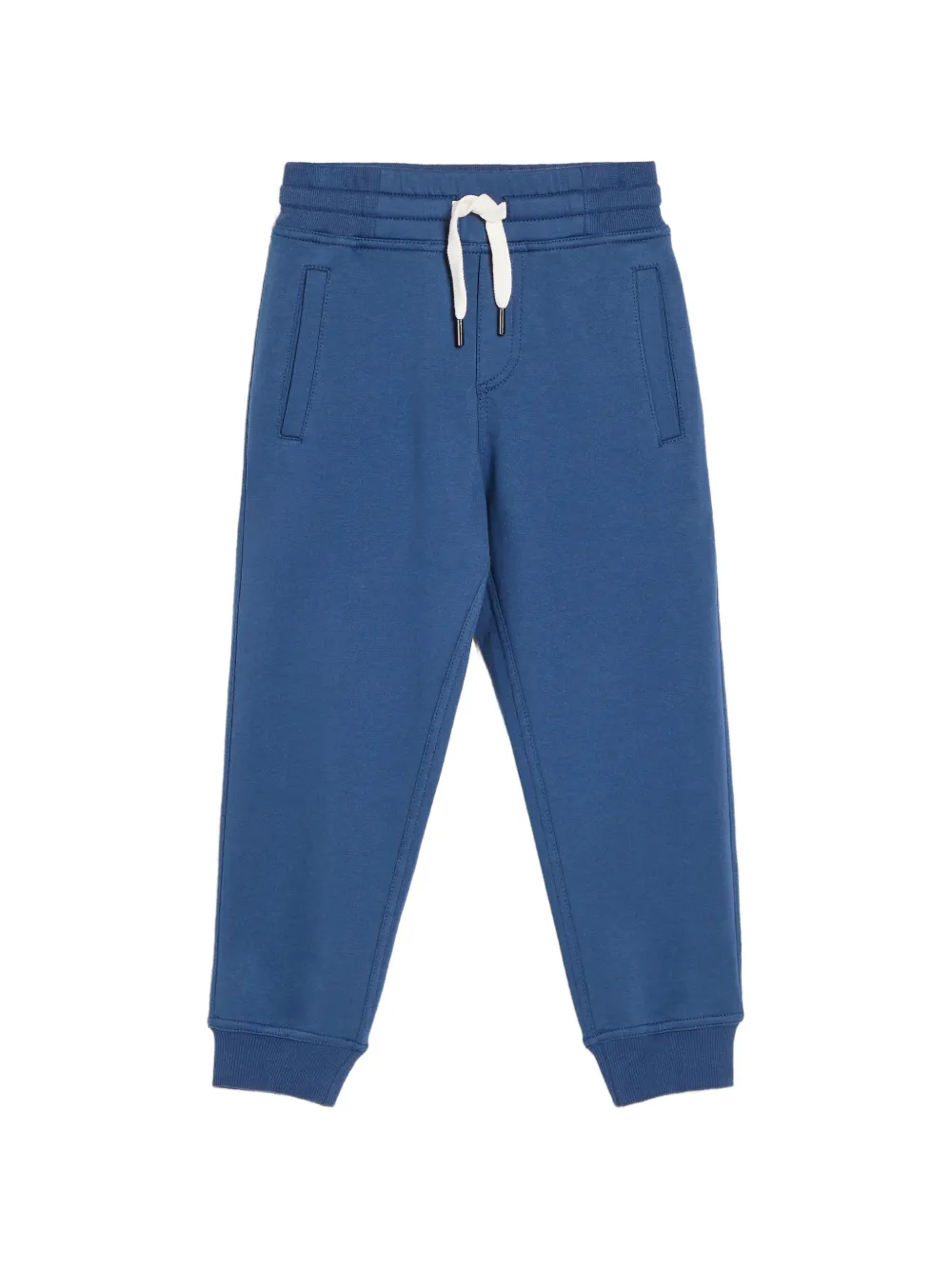 Brunello Cucinelli Kids drawstring French-terry track pants - Blau