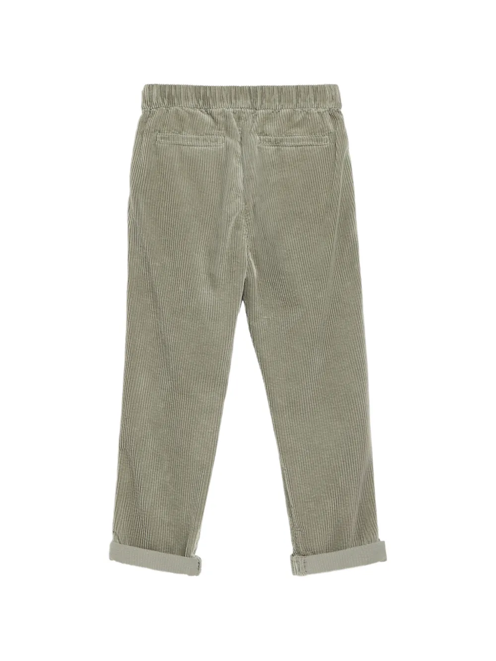 Brunello Cucinelli Kids Plooibroek met trekkoord Groen