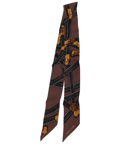 Hermès Pre-Owned 2011 Tres Kelly Silk Twilly Scarf scarves