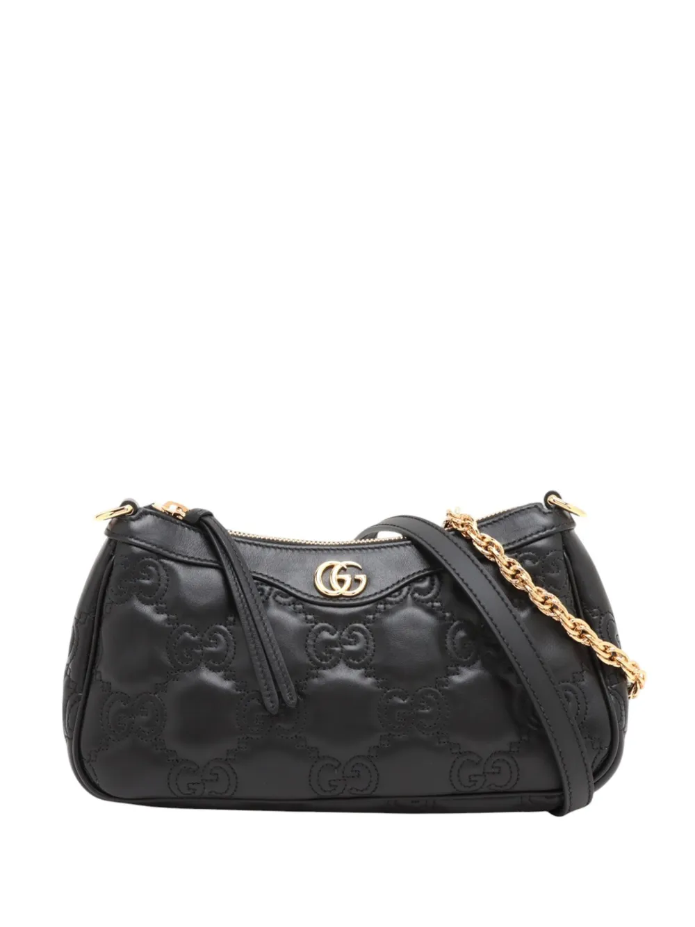 Gucci Pre-Owned 2016-2026 Small Leather GG Matelasse satchel - Black