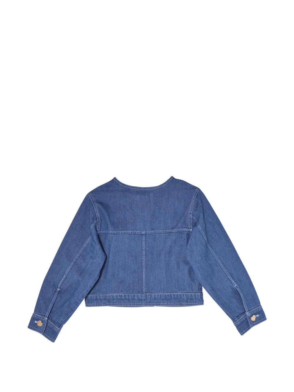 Tutu Du Monde Heartstring spijkerjack met ruches Blauw