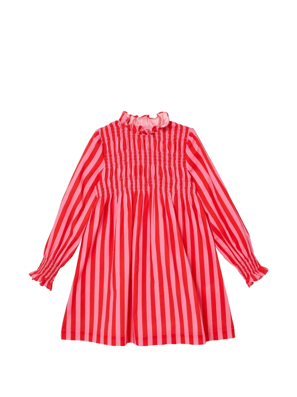 Tutu Du Monde Laurel smocked striped dress - Rosa