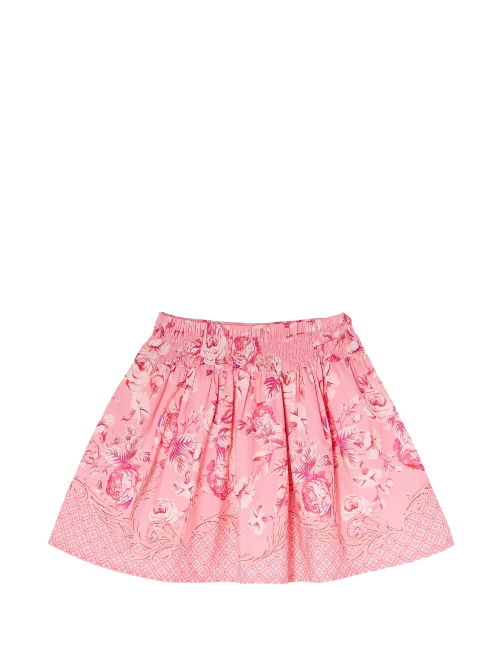 Tutu Du Monde Poets Meadow floral-print smocked skirt - Rosa