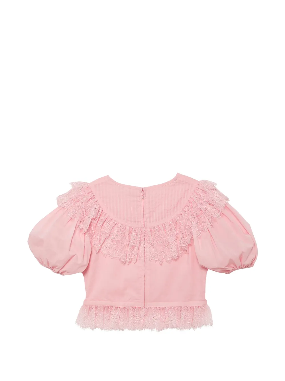Tutu Du Monde Lullaby top met kanten afwerking en ruches Roze