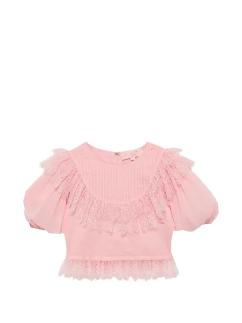 Tutu Du Monde Lullaby lace-trim ruffled top