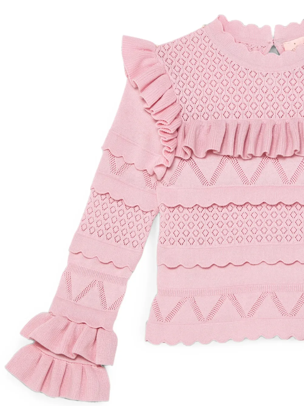Tutu Du Monde Forget Me Not trui met ruches Roze