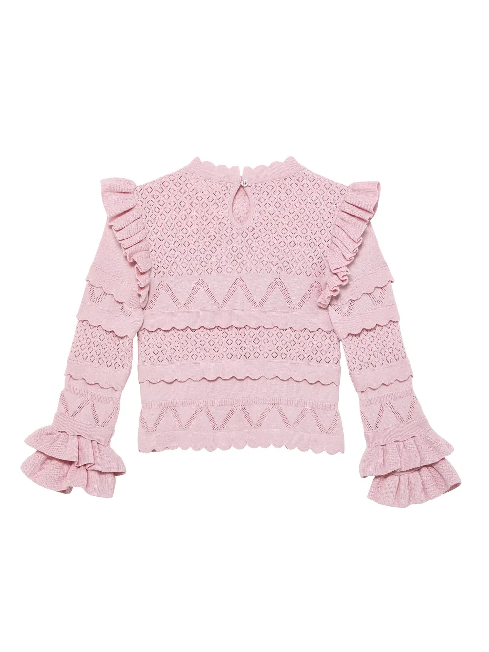 Tutu Du Monde Forget Me Not trui met ruches Roze