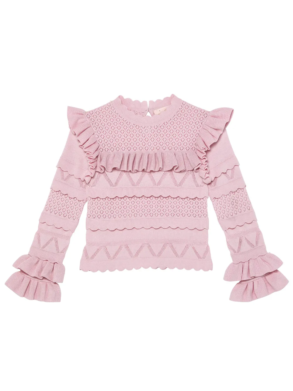 Tutu Du Monde Forget Me Not ruffled sweater - Rosa