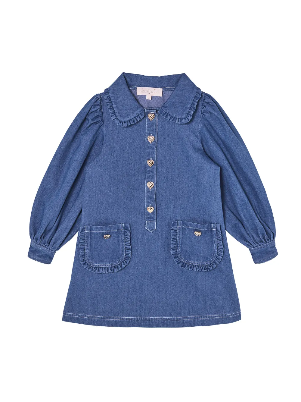 Tutu Du Monde Heartstring ruffle-trim dress - Blau