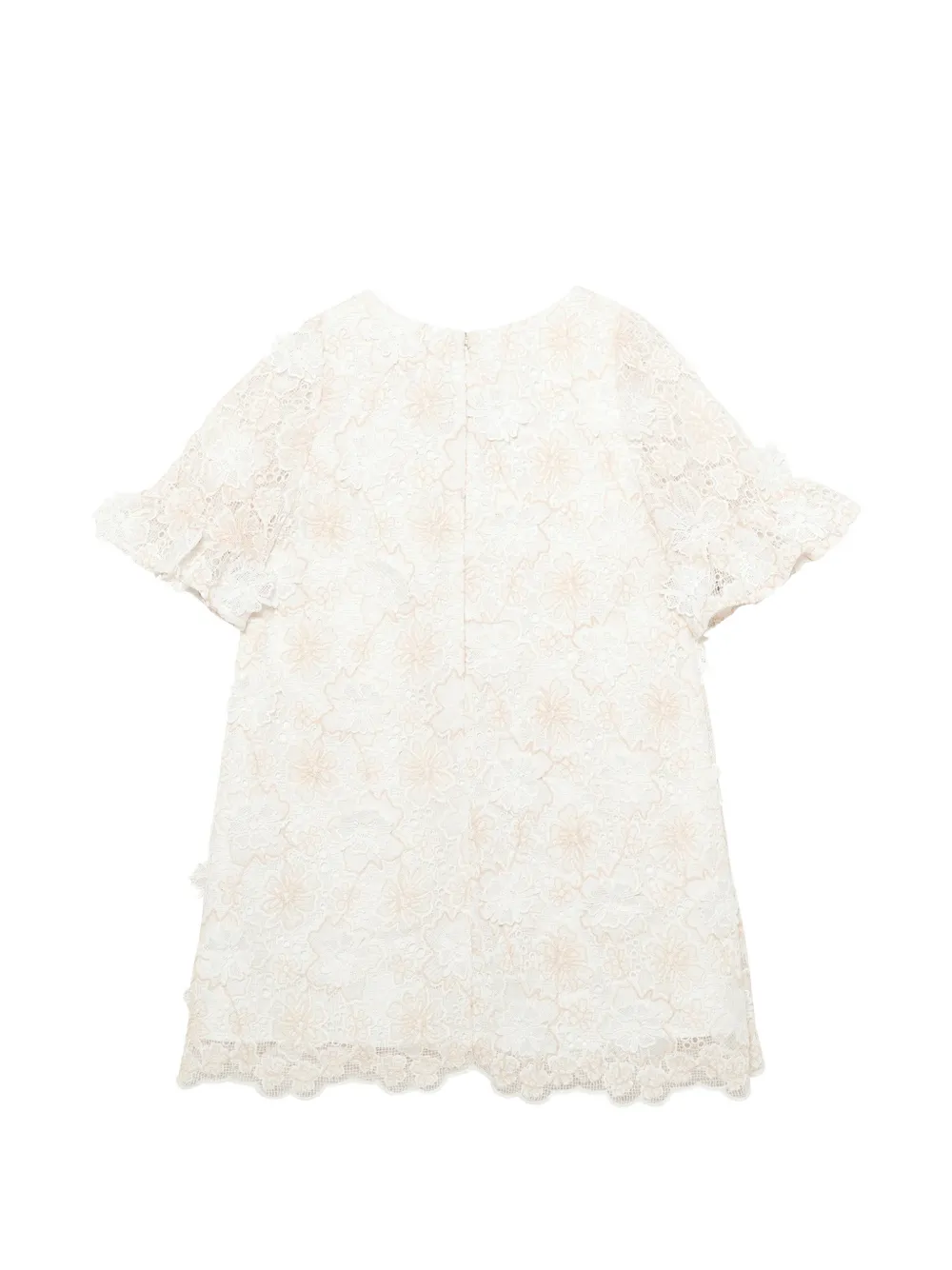 Tutu Du Monde Dreamkeeper jurk met strikdetail en bloemenkant Wit