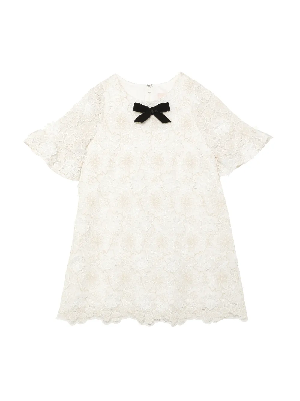 Tutu Du Monde Dreamkeeper floral-lace bow-detail dress - Weiß
