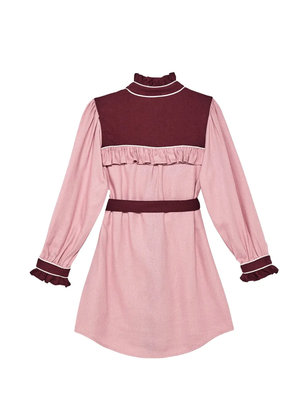 Tutu Du Monde Sweet Memory jurk met ruches en strik-patch Roze