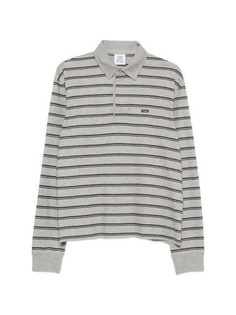 VETEMENTS striped long-sleeve polo shirt
