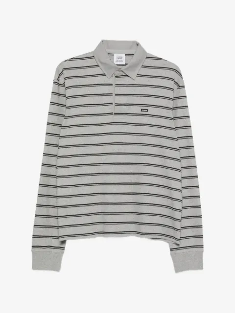 VETEMENTS striped long-sleeve polo shirt