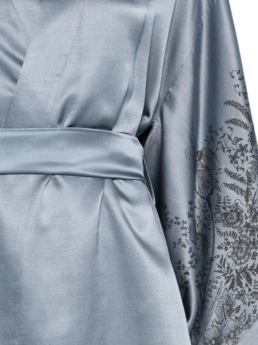 Carine Gilson Badjas met vlindermouwen Blauw