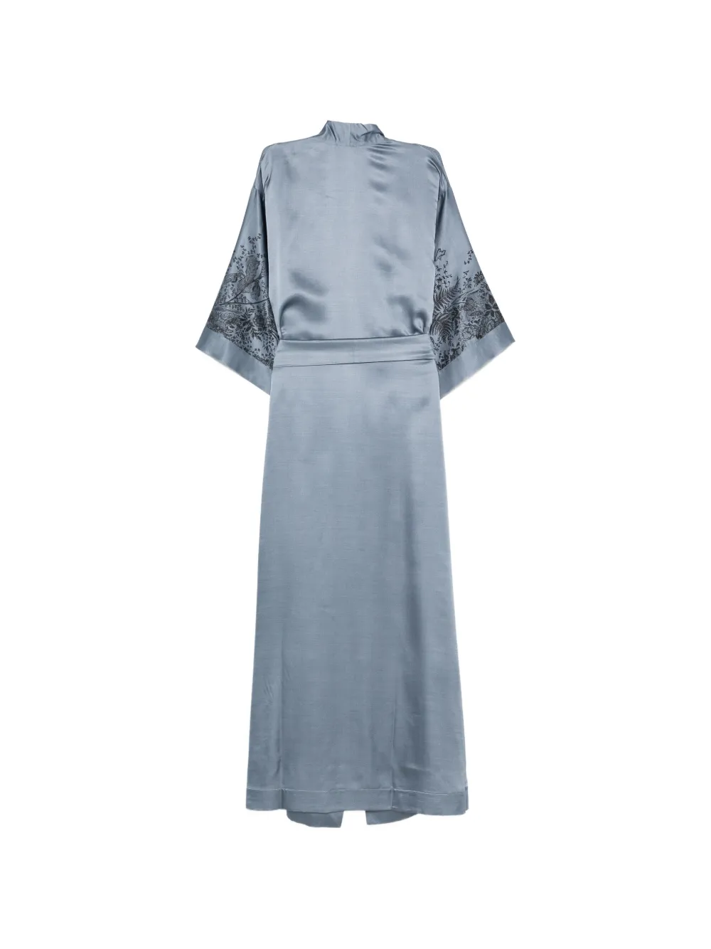 Carine Gilson Badjas met bloemenprint Blauw