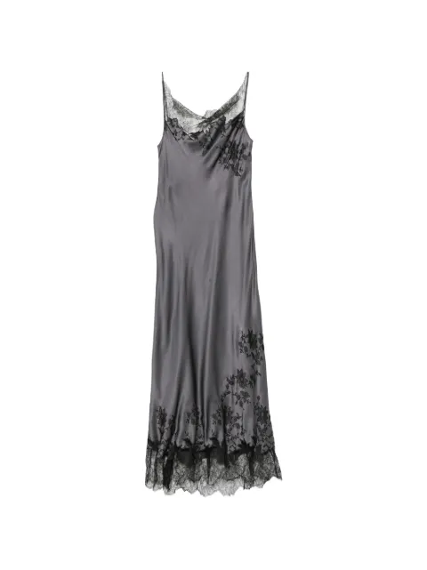 Carine Gilson vestido con ribete de encaje