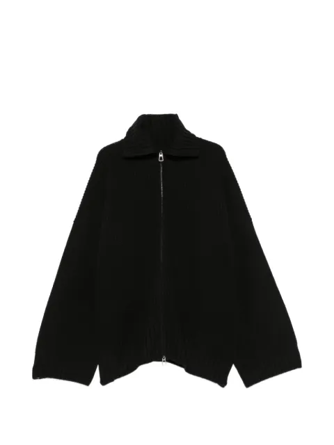 The Frankie Shop cardigan zippé en maille côtelée Veda