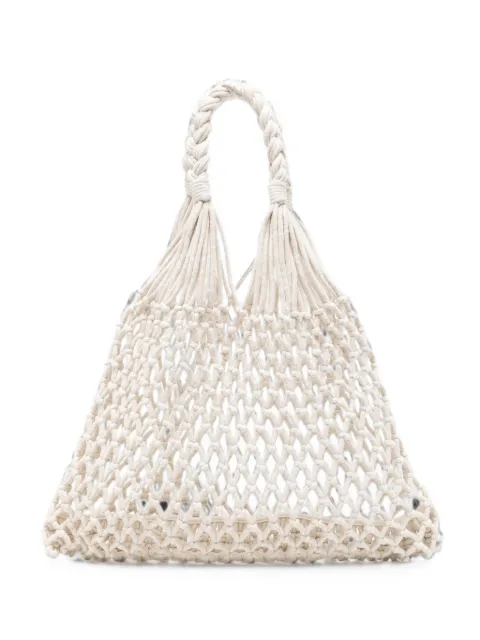 The Frankie Shop Naia net tote bag