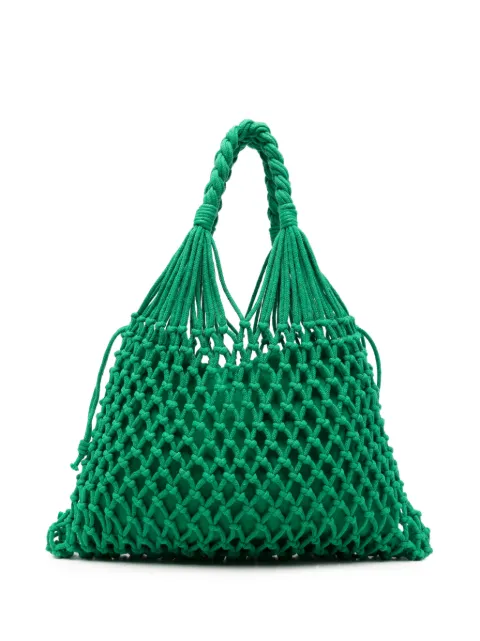 The Frankie Shop Naia macramé-knit tote bag