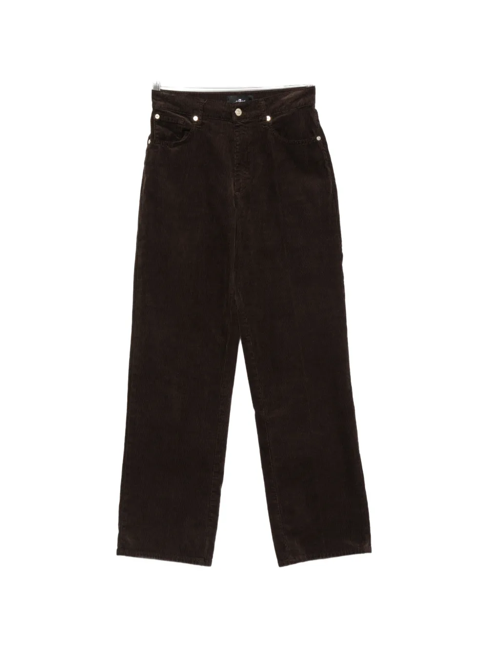 7 For All Mankind belt-loop corduroy trousers - Marrone
