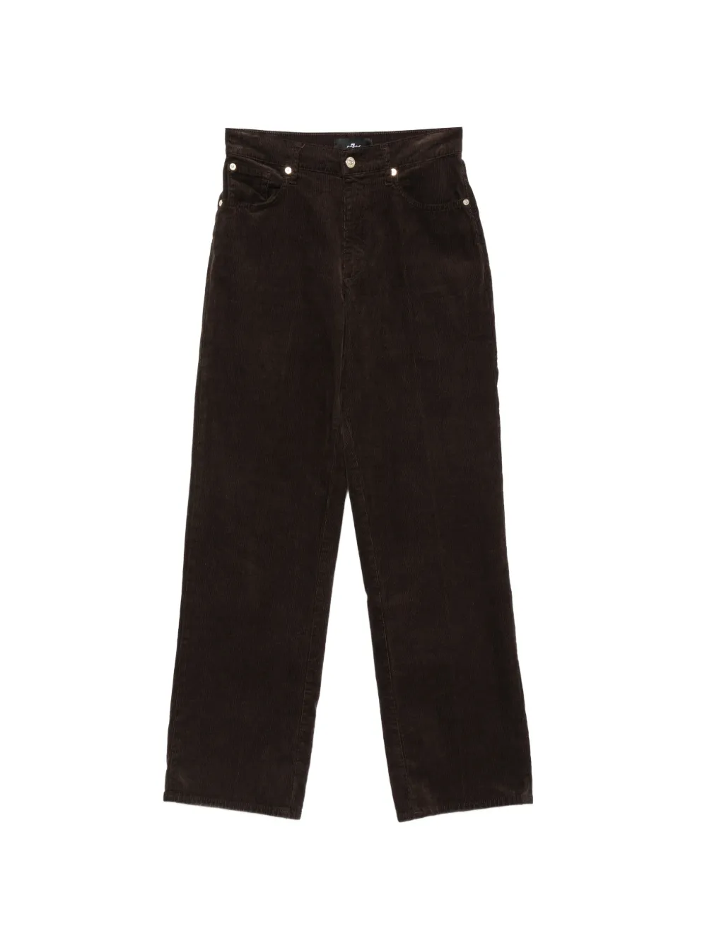 7 For All Mankind Stovepipe belt-loop corduroy trousers