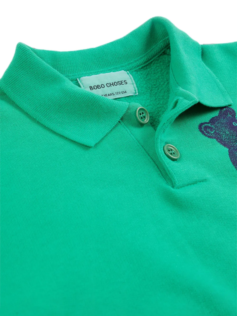Bobo Choses Softpaw Monster polojurk Groen