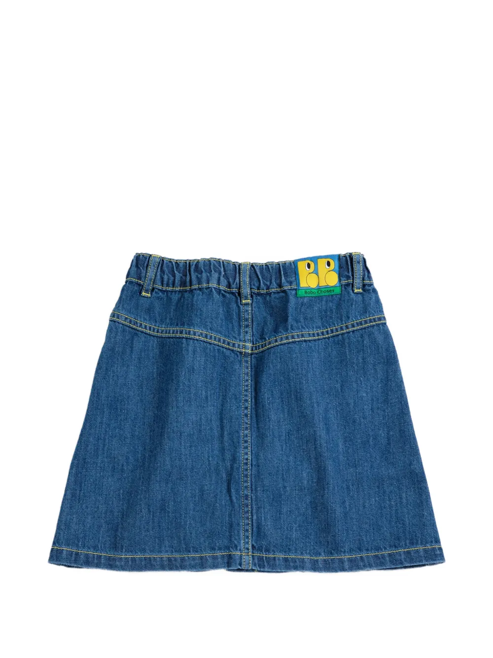 Bobo Choses Rok met opgestikte zak en knopen Blauw